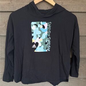 Girls Adidas hooded shirt sz 14